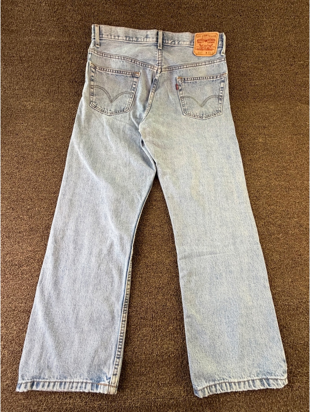 Levi’s 505 Regular Fit Jeans W36 L30 Light Wash Vintage